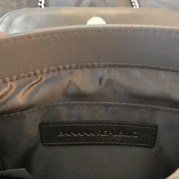 Banana Republic Silver Crossbody Bag - Picture 2 of 2
